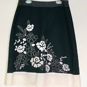 Ann Taylor Embroidered Skirt